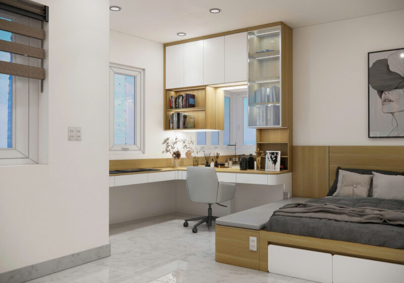 Dự án thiết kế phòng ngủ cho nhà anh Hiền quận 9, TP.HCM Dự án thiết kế phòng ngủ cho nhà anh Hiền quận 9