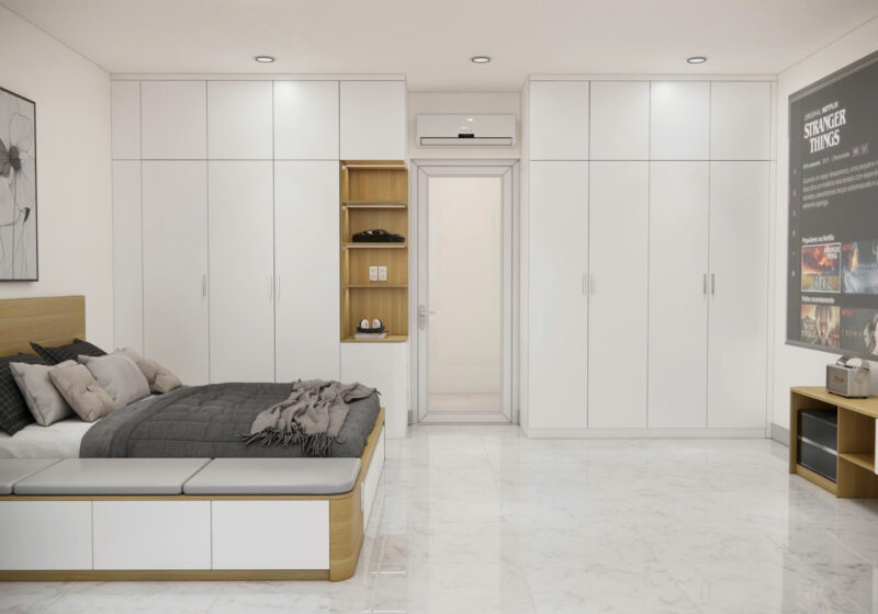 Dự án thiết kế phòng ngủ cho nhà anh Hiền quận 9, TP.HCM Dự án thiết kế phòng ngủ cho nhà anh Hiền quận 9