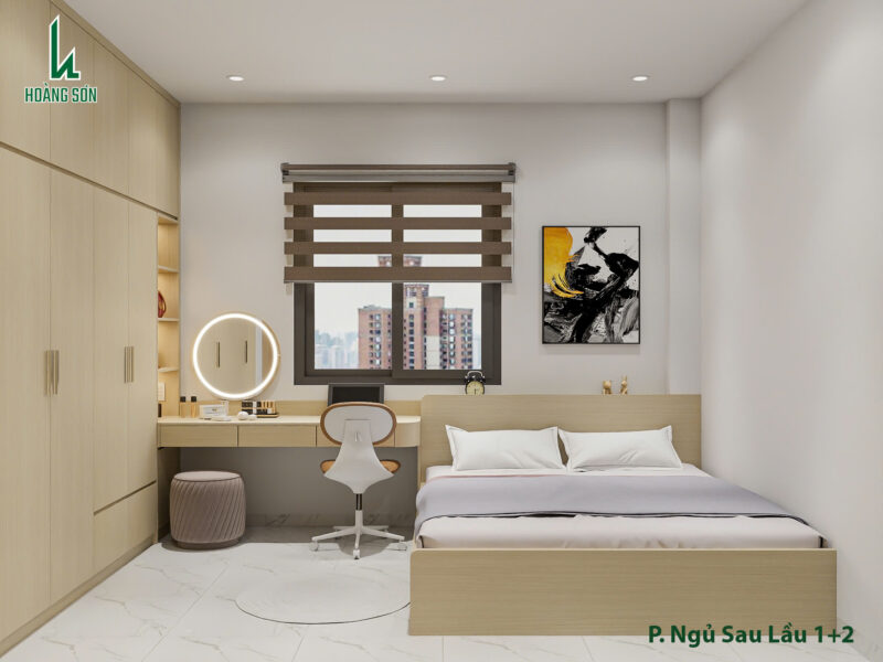 Dự án thiết kế phòng ngủ cho nhà chú Kế ở Tân Bình , TP.HCM Dự án thiết kế phòng ngủ cho nhà chú Kế, Tân Bình