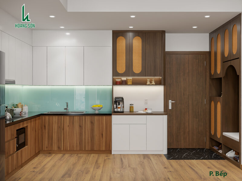 Dự án thiết kế phòng bếp cho nhà anh Nghĩa chung cư Akari Bình Tân Bàn giao dự án thiết kế phòng bếp cho nhà anh Nghĩa - Bình Tân
