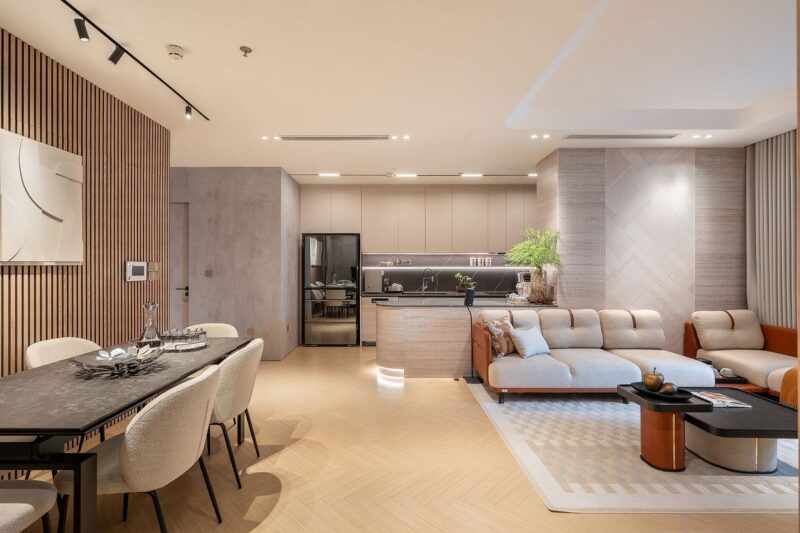 Các mẫu chung cư 2 phòng ngủ đẹp, sang trọng và hiện đại Bố trí lưu trữ thông minh