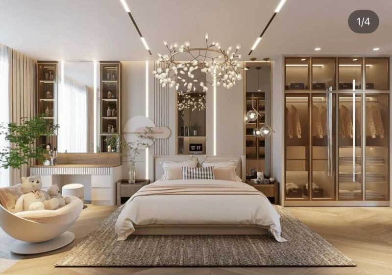 Các mẫu nội thất phòng ngủ cho biệt thự sang trọng, hiện đại Kinh nghiệm thiết kế nội thất phòng ngủ cho biệt thự đẹp và bền