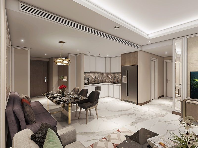 Các mẫu chung cư 2 phòng ngủ đẹp, sang trọng và hiện đại Lựa chọn nội thất đa năng, tiết kiệm diện tích