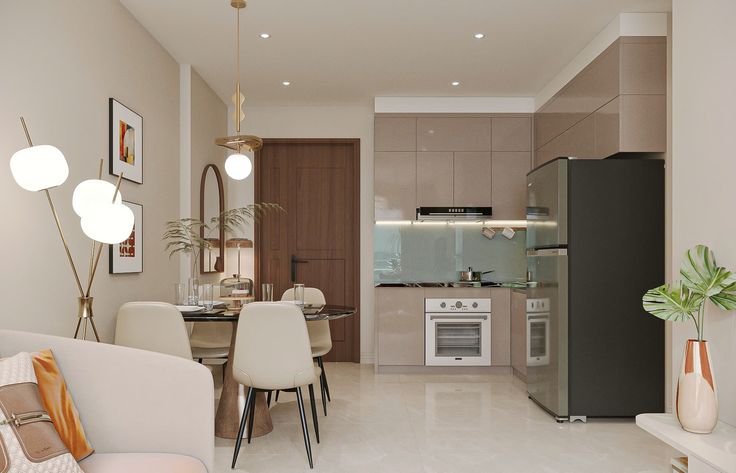 Các mẫu chung cư 2 phòng ngủ đẹp, sang trọng và hiện đại Mẫu chung cư 2 phòng ngủ