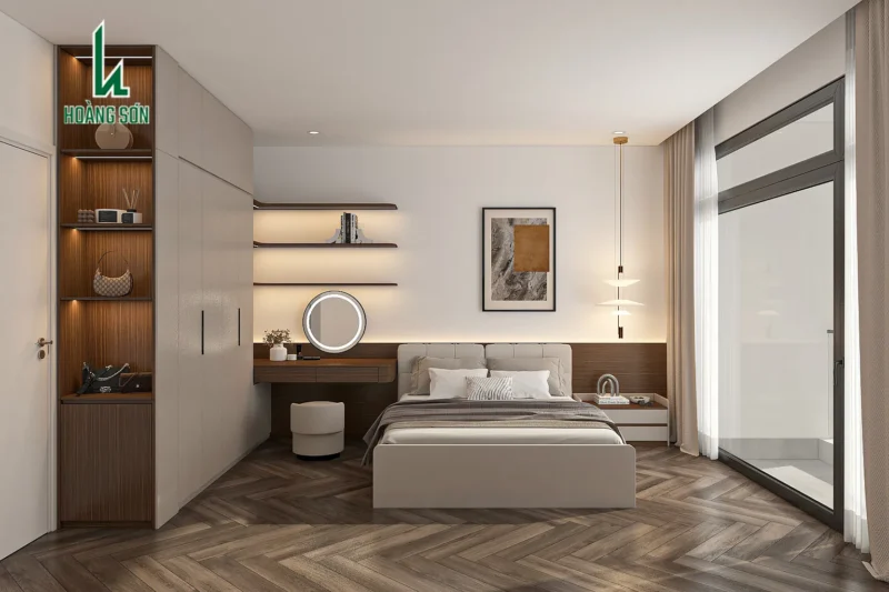 50+ mẫu nội thất phòng ngủ 3D đẹp, sang trọng tại Nội thất Hoàng Sơn Mẫu nội thất phòng ngủ 3D 15m2
