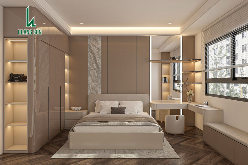 50+ mẫu nội thất phòng ngủ 3D đẹp, sang trọng tại Nội thất Hoàng Sơn Mẫu nội thất phòng ngủ 3d