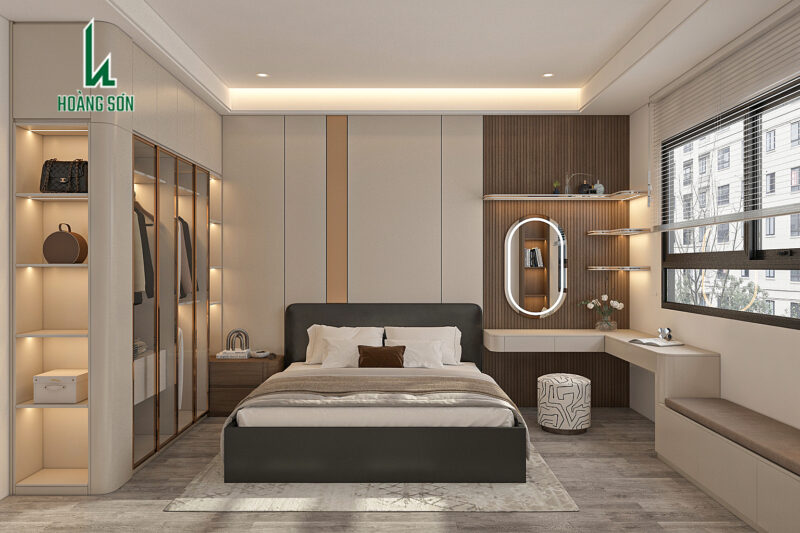 50+ mẫu nội thất phòng ngủ 3D đẹp, sang trọng tại Nội thất Hoàng Sơn Mẫu nội thất phòng ngủ 3d