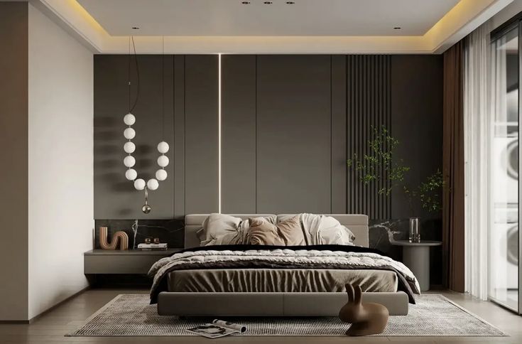 Màu sắc nội thất phòng ngủ phù hợp với thời tiết nóng Màu sắc phòng ngủ mùa nắng nóng