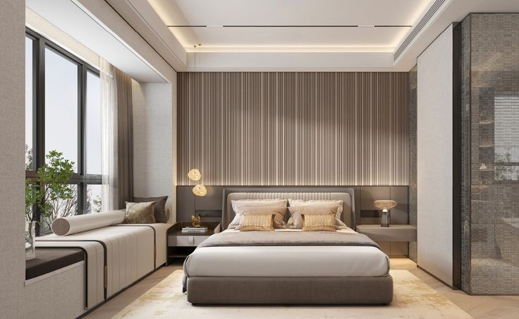Màu sắc nội thất phòng ngủ phù hợp với thời tiết nóng Màu sắc phòng ngủ mùa nắng nóng