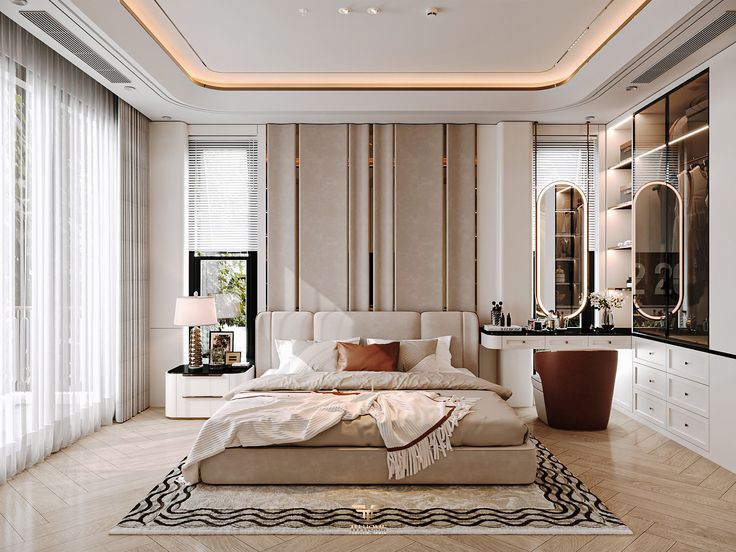 Các mẫu nội thất phòng ngủ cho biệt thự sang trọng, hiện đại Nội thất phòng ngủ cho biệt thự