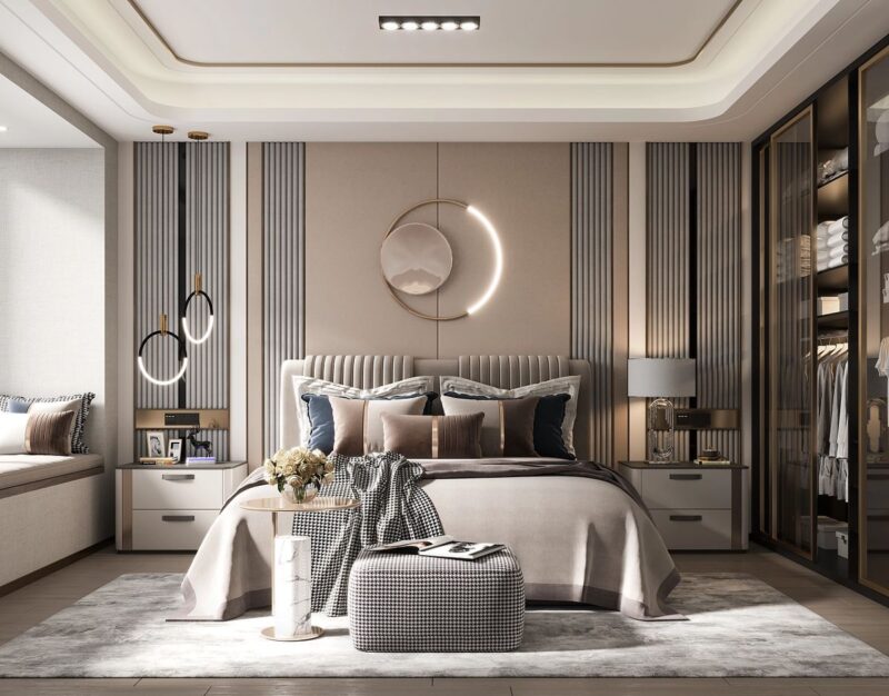 Các mẫu nội thất phòng ngủ cho biệt thự sang trọng, hiện đại Nội thất phòng ngủ cho biệt thự