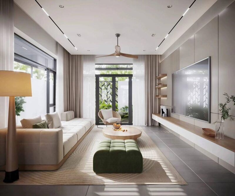 Cách chọn thảm phòng khách phù hợp sang trọng và ấm cúng Phòng khách trên 25m2