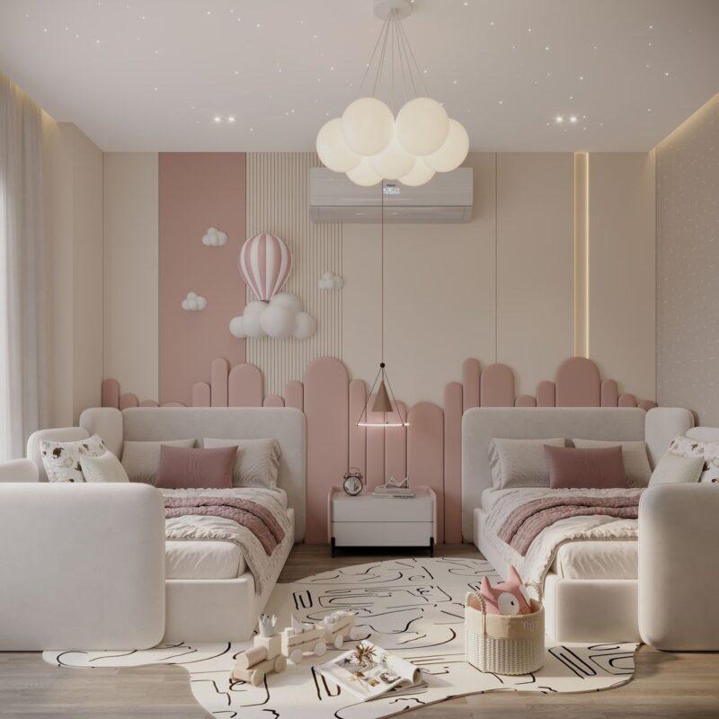 Tổng hợp các hình ảnh phòng ngủ đẹp của trẻ em Phòng ngủ cho bé từ 0–3 tuổi