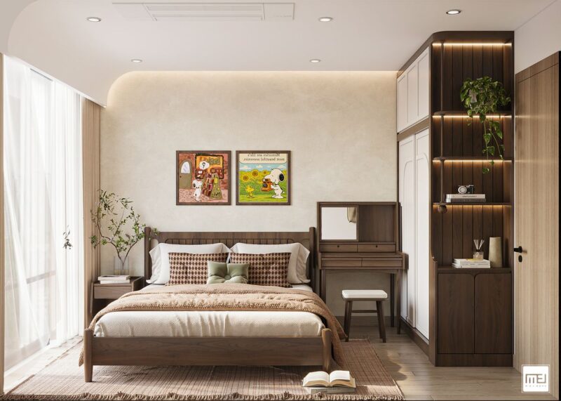 Tổng hợp các mẫu phòng ngủ thiết kế thông minh, tối ưu diện tích Phòng ngủ thiết kế thông minh