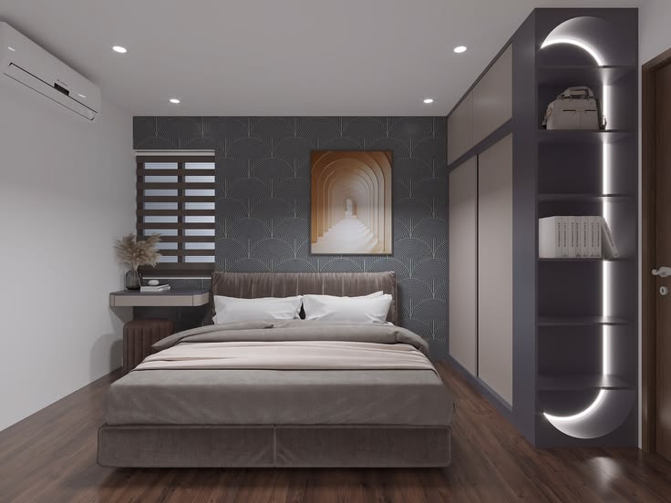 Phòng ngủ vợ chồng 10m2 