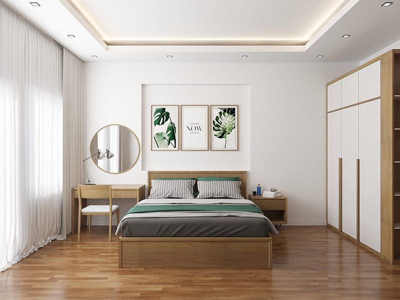 Phòng ngủ vợ chồng 10m2 