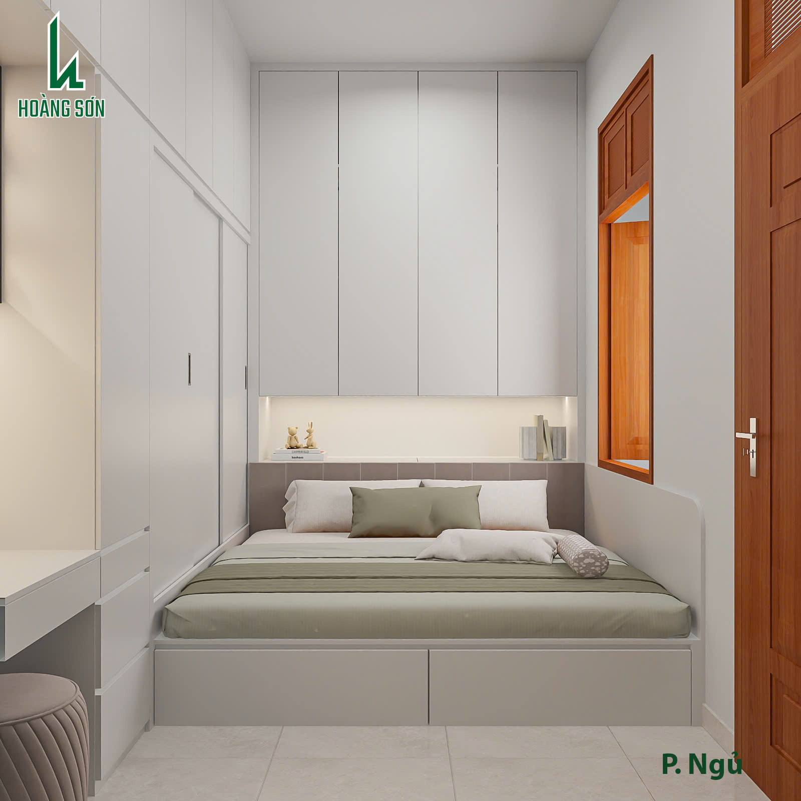 Dự án thiết kế phòng ngủ cho nhà chị Quỳnh Anh, quận 12