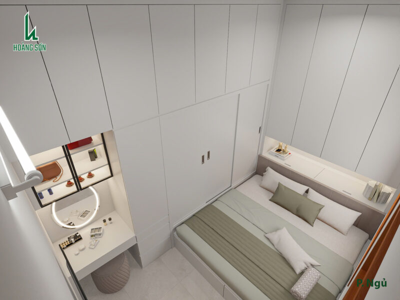 Dự án thiết kế phòng ngủ cho nhà chị Quỳnh Anh quận 12 