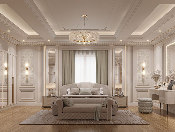 Các mẫu nội thất phòng ngủ cho biệt thự sang trọng, hiện đại Sofa thư giãn hoặc ghế đọc sách