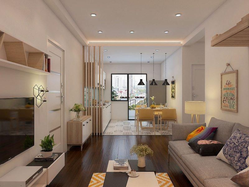 Các mẫu thiết kế căn hộ 2 phòng ngủ đẹp, hiện đại và sang trọng Thiết kế căn hộ 2 phòng ngủ đẹp