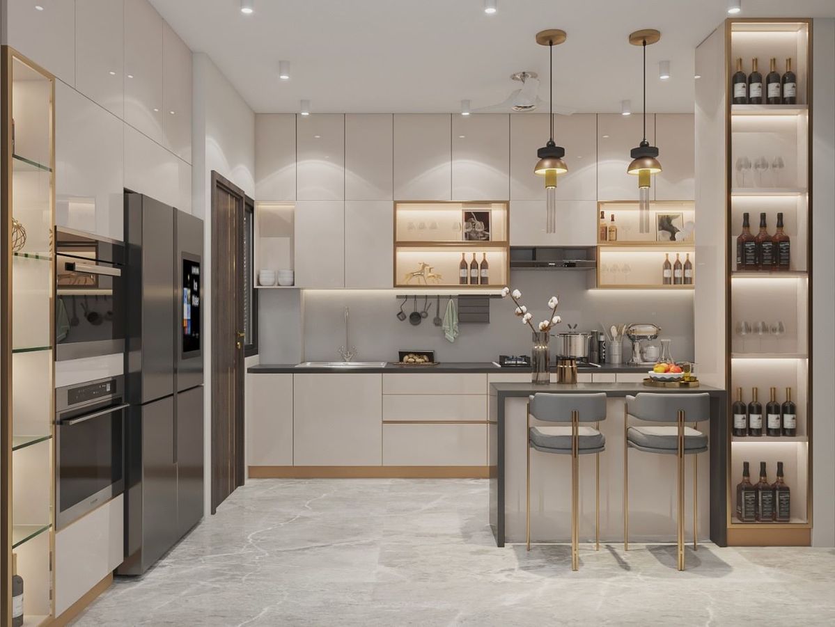 Tổng hợp các mẫu thiết kế nội thất phòng bếp đẹp nhất năm 2026 Thiết kế nội thất phòng bếp