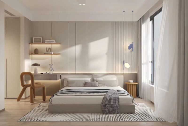 Tổng hợp 30++ mẫu thiết kế nội thất phòng ngủ đơn giản Thiết kế nội thất phòng ngủ đơn giản