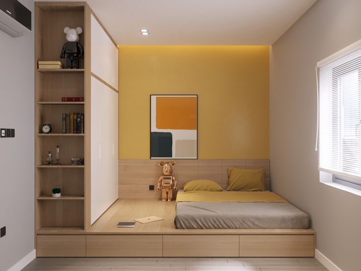 30+ mẫu thiết kế phòng ngủ đơn giản nhỏ đầy đủ tiện nghi Thiết kế phòng ngủ đơn giản