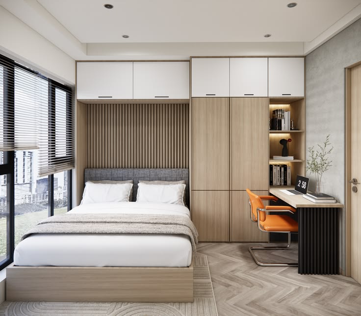 Tổng hợp các mẫu thiết kế phòng ngủ nhỏ, hiện đại tối ưu công năng Thiết kế phòng ngủ nhỏ