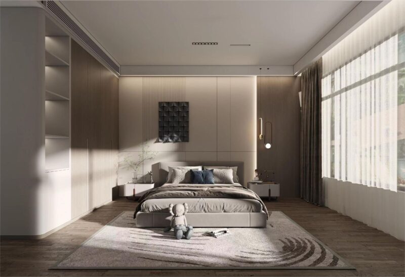Cách trang trí phòng ngủ 20m2 tiện nghi và đầy đủ công năng Trang trí phòng ngủ 20m2