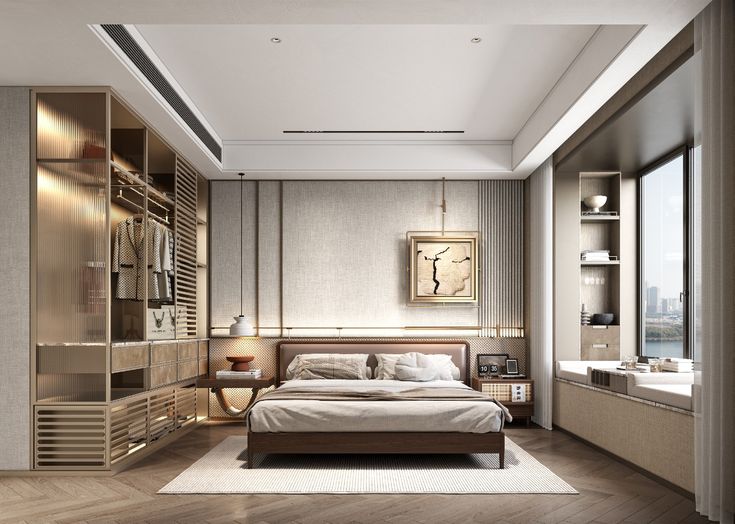 Cách trang trí phòng ngủ 20m2 tiện nghi và đầy đủ công năng Trang trí phòng ngủ 20m2