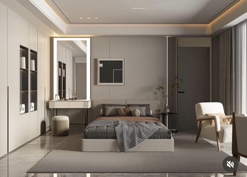 Cách trang trí phòng ngủ 20m2 tiện nghi và đầy đủ công năng Trang trí phòng ngủ 20m2