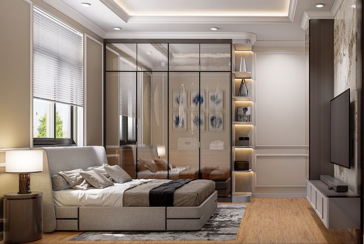 Cách trang trí phòng ngủ không có giường khoa học, tiện nghi Trang trí phòng ngủ không có giường
