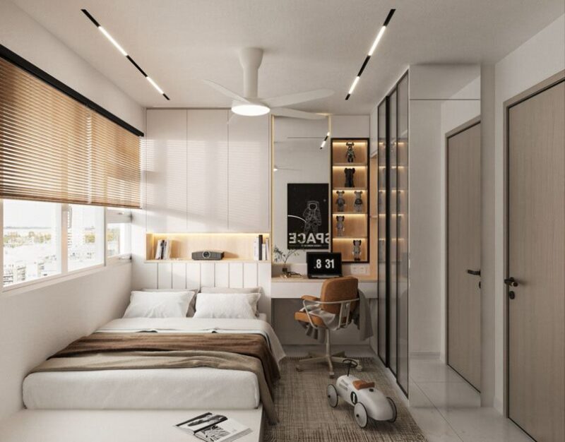 Cách trang trí phòng ngủ nhỏ đẹp hiện đại, công năng Trang trí phòng ngủ nhỏ