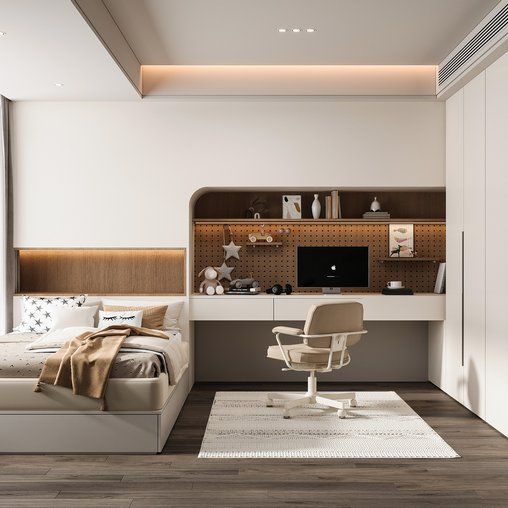 Cách trang trí phòng ngủ nhỏ đẹp hiện đại, công năng Trang trí phòng ngủ nhỏ