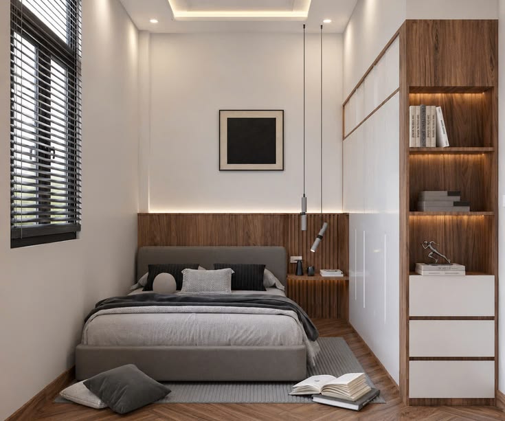 Cách trang trí phòng ngủ nhỏ đẹp hiện đại, công năng Trang trí phòng ngủ nhỏ