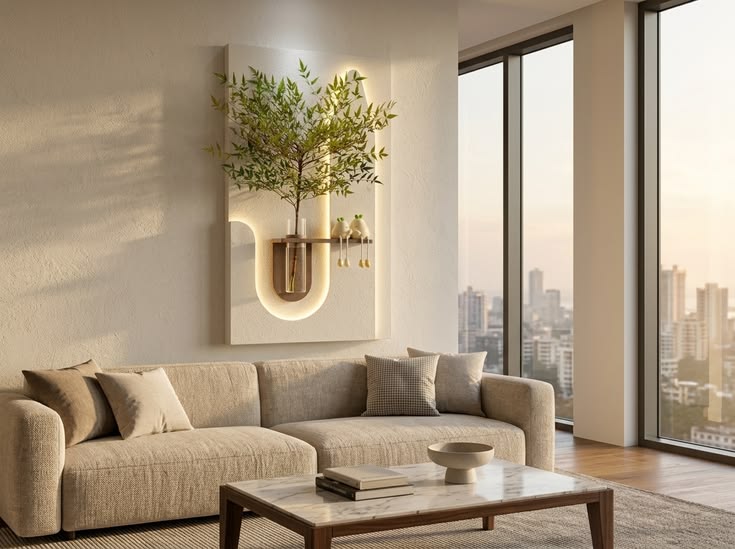 Top 20 mẫu phòng ngủ đẹp cho bạn gái hiện đại nhất 2026 Trang trí tranh treo tường và cây xanh
