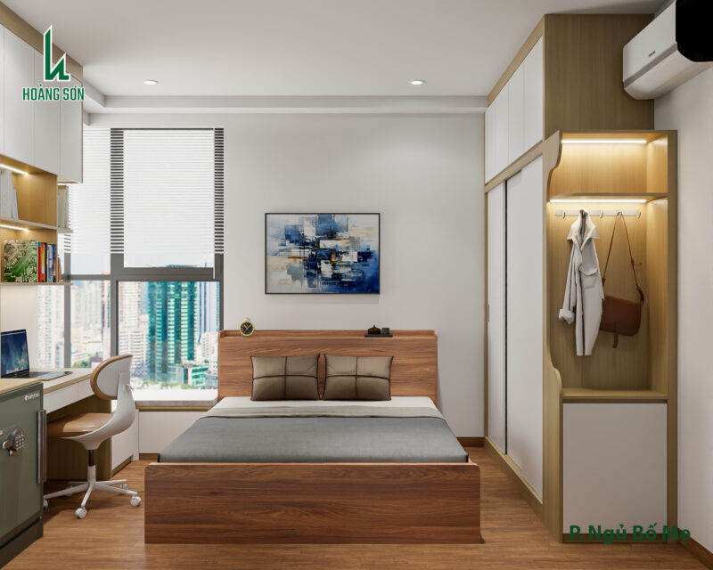 Bàn giao dự án thiết kế phòng ngủ cho nhà chị Tuyết quận 8, TP.HCM Bàn giao dự án thiết kế phòng ngủ cho nhà chị Tuyết quận 8