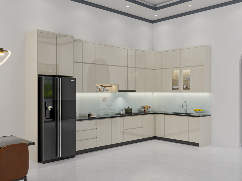 Bàn giao dự án thiết kế phòng bếp cho nhà chị Liên Đồng Nai Hệ tủ bếp dưới