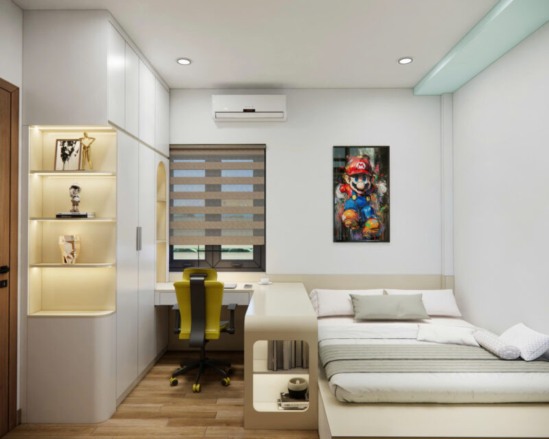Dự án thiết kế phòng ngủ cho nhà chị Phương quận 9