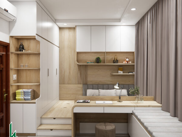 Dự án thiết kế phòng ngủ cho nhà anh Trung quận 3