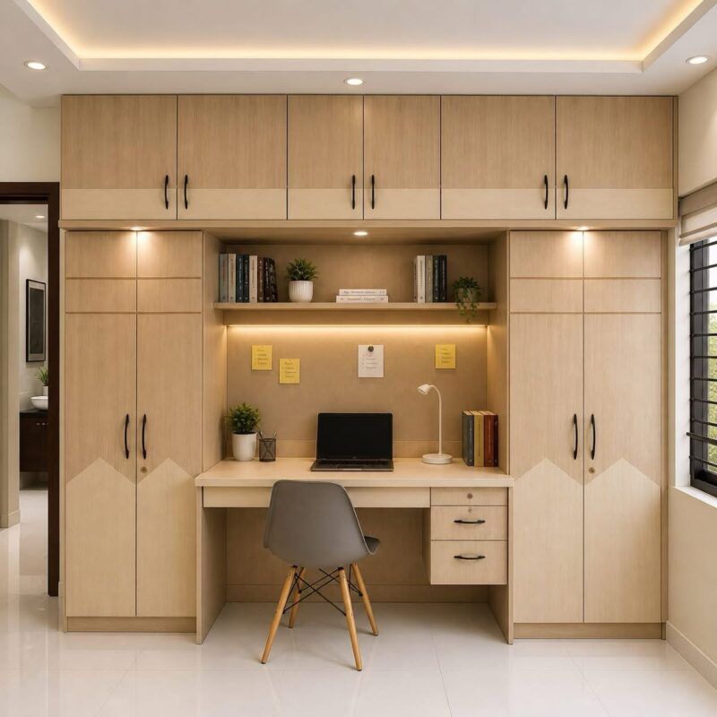 Các mẫu bàn làm việc phòng ngủ đẹp, hiện đại và dẫn đầu xu hướng 2026 Bàn làm việc phòng ngủ