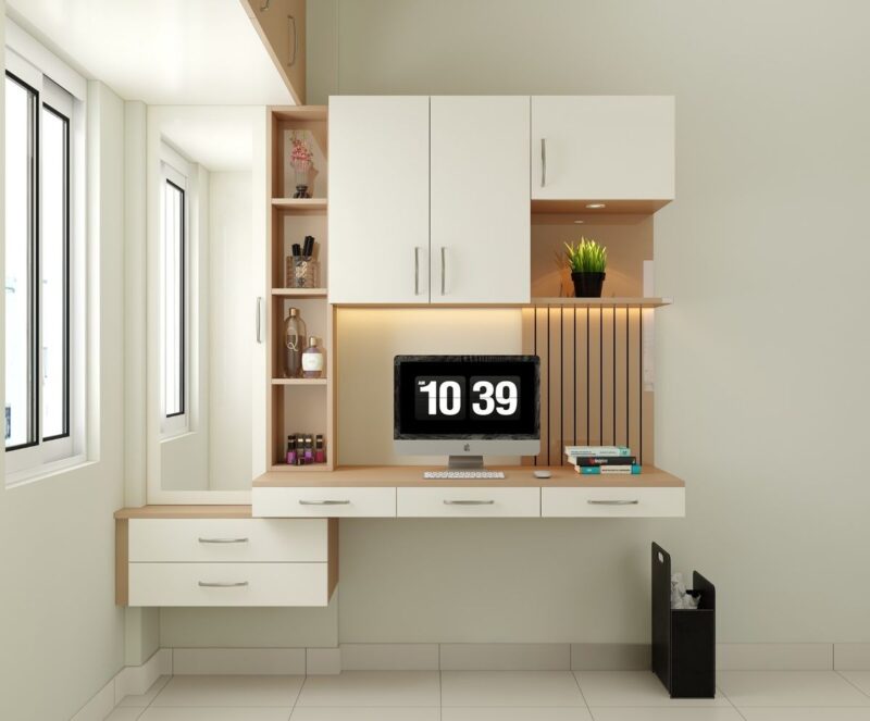 Các mẫu bàn làm việc phòng ngủ đẹp, hiện đại và dẫn đầu xu hướng 2026 Bàn làm việc phòng ngủ