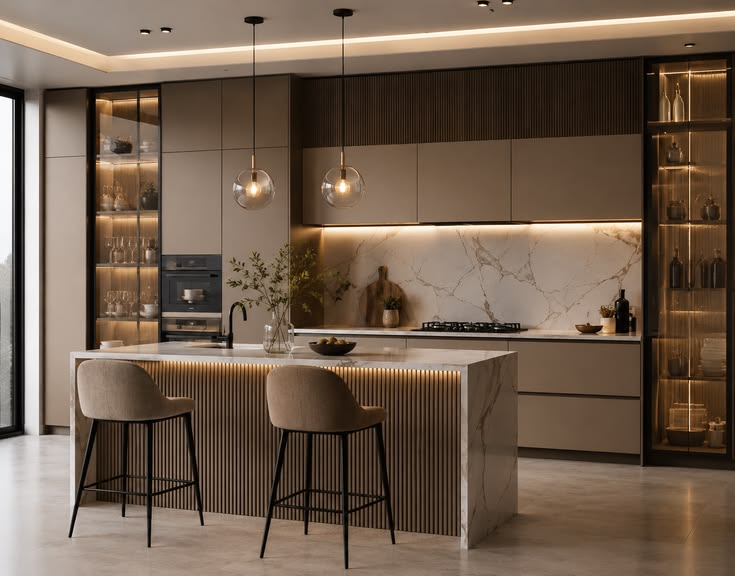 Cách bố trí đảo bếp hợp phong thuỷ rước may mắn, tài lộc Bố trí đảo bếp hợp phong thuỷ