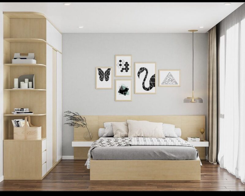 Cách bố trí nội thất phòng ngủ 16m2 tiện nghi và hiện đại Bố trí nội thất phòng ngủ 16m2