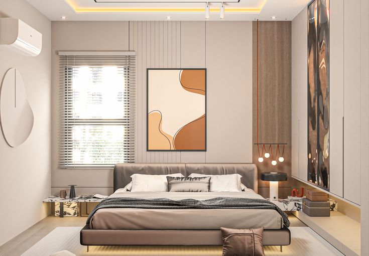 Bố trí nội thất phòng ngủ 16m2