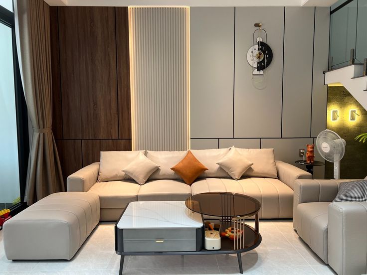 Cách đặt ghế sofa phòng khách hợp phong thuỷ, rước tài lộc Cách đặt ghế sofa phòng khách
