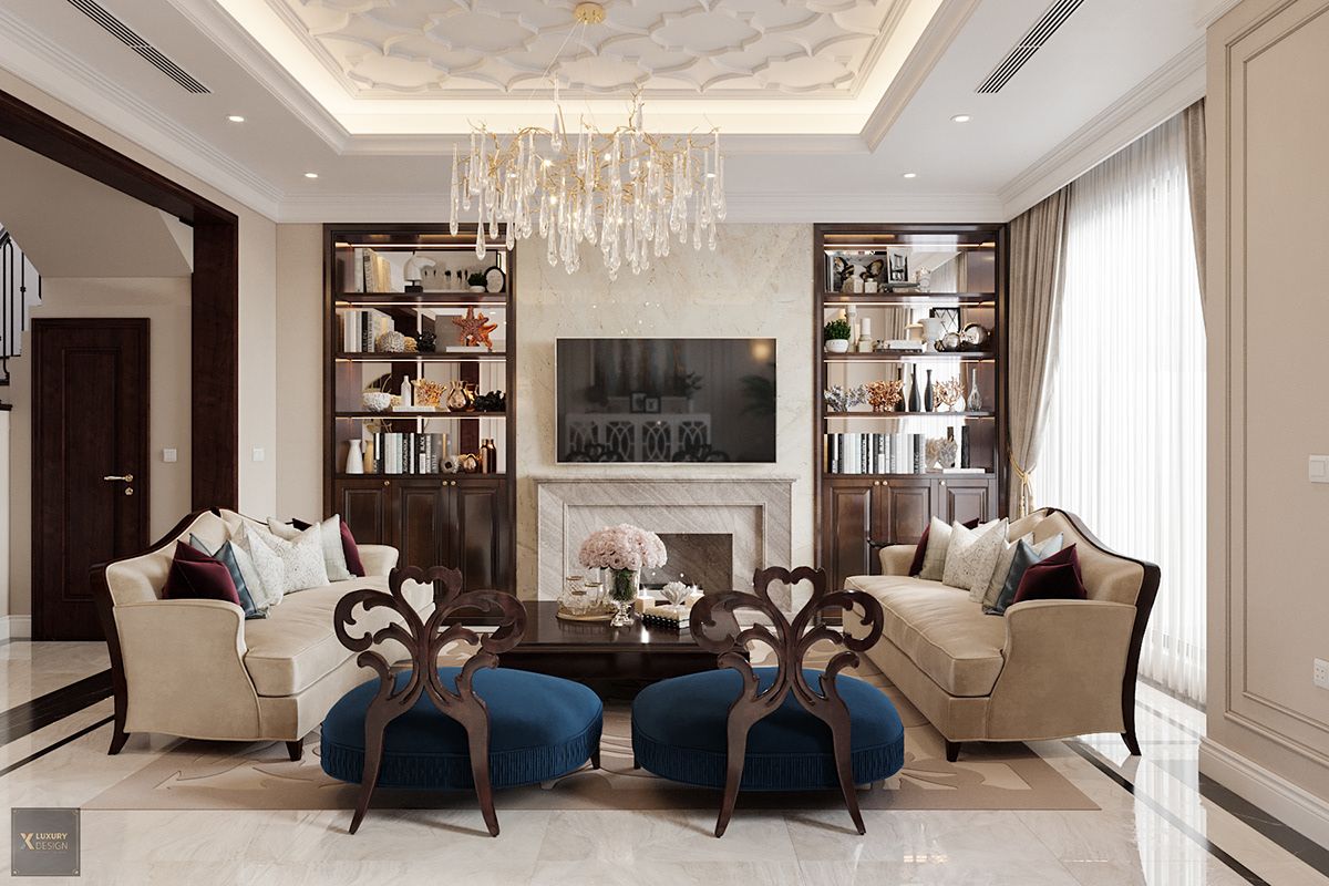 Cách đặt ghế sofa phòng khách hợp phong thuỷ, rước tài lộc Cách đặt ghế sofa phòng khách