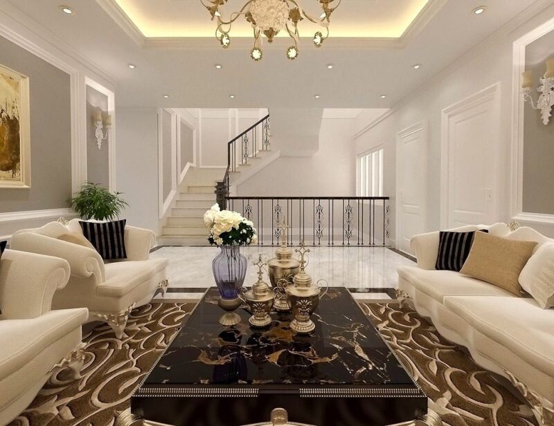 Cách đặt ghế sofa phòng khách hợp phong thuỷ, rước tài lộc Cách đặt ghế sofa phòng khách
