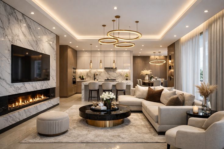 Cách đặt ghế sofa phòng khách hợp phong thuỷ, rước tài lộc Cách đặt ghế sofa phòng khách