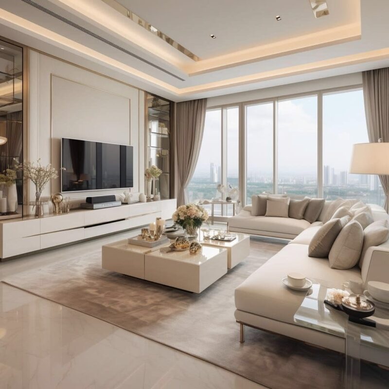 Cách đặt ghế sofa phòng khách hợp phong thuỷ, rước tài lộc Cách đặt ghế sofa phòng khách